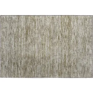Luxury Washable Indoor/Outdoor Soft Essentials Flax Rug