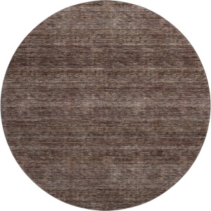 Luxury Washable Indoor/Outdoor Soft Essentials Fudge 8' x 8' Round Rug