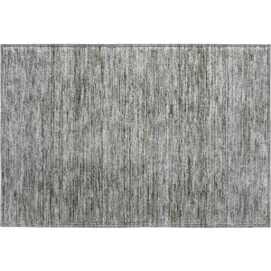Luxury Washable Indoor/Outdoor Soft Essentials Gray Rug