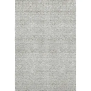 Luxury Washable Indoor/Outdoor Soft Essentials Linen 2\'6\" x 3\'10\" Rug