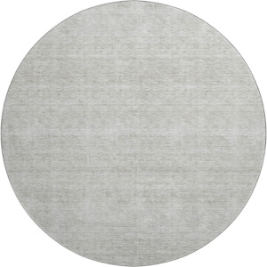Luxury Washable Indoor/Outdoor Soft Essentials Linen 8' x 8' Round Rug
