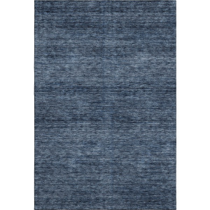 Luxury Washable Indoor/Outdoor Soft Essentials Navy Rug