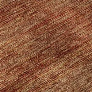 Luxury Washable Indoor/Outdoor Soft Essentials Paprika 8\' x 8\' Round Rug