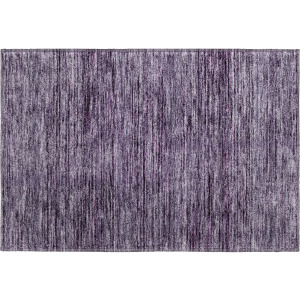 Luxury Washable Indoor/Outdoor Soft Essentials Plum Rug