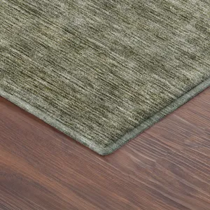 Luxury Washable Indoor/Outdoor Soft Essentials Sage 9\' x 12\' Rug