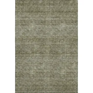 Luxury Washable Indoor/Outdoor Soft Essentials Sage Rug