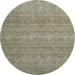 Luxury Washable Indoor/Outdoor Soft Essentials Sage 8' x 8' Round Rug