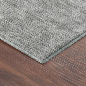 Luxury Washable Indoor/Outdoor Soft Essentials Silver 10\' x 14\' Rug