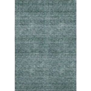 Luxury Washable Indoor/Outdoor Soft Essentials Teal Rug