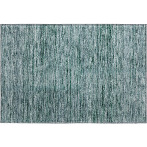 Luxury Washable Indoor/Outdoor Soft Essentials Teal Rug