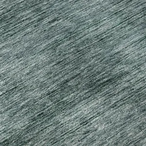 Luxury Washable Indoor/Outdoor Soft Essentials Teal 8\' x 8\' Round Rug