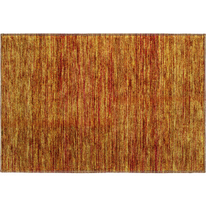 Luxury Washable Indoor/Outdoor Soft Essentials Terracotta Rug