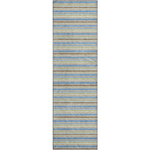 Luxury Washable Indoor/Outdoor Soft Essentials Blue 2'3