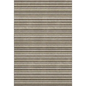 Luxury Washable Indoor/Outdoor Soft Essentials Chocolate Rug