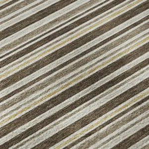 Luxury Washable Indoor/Outdoor Soft Essentials Chocolate 8\' x 8\' Round Rug