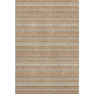 Luxury Washable Indoor/Outdoor Soft Essentials Copper Rug