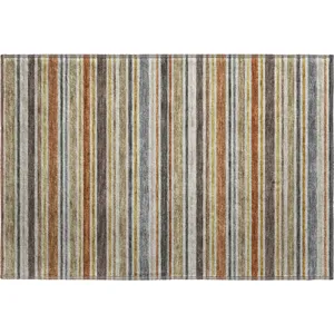 Luxury Washable Indoor/Outdoor Soft Essentials Earth Rug