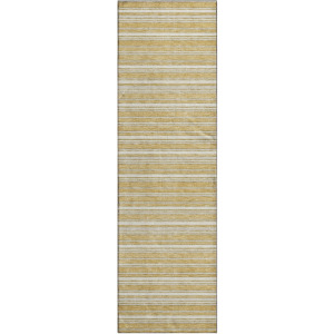 Luxury Washable Indoor/Outdoor Soft Essentials Gold 2'3