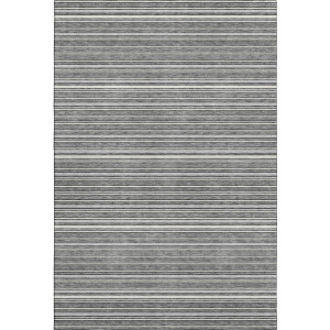 Luxury Washable Indoor/Outdoor Soft Essentials Gray Rug