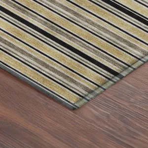 Luxury Washable Indoor/Outdoor Soft Essentials Honey 1\'8\" x 2\'6\" Rug