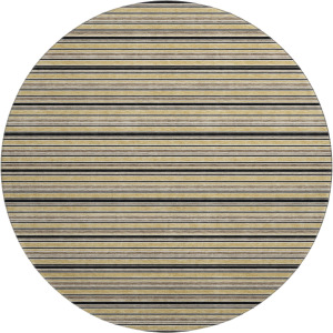 Luxury Washable Indoor/Outdoor Soft Essentials Honey 8' x 8' Round Rug