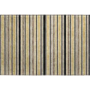 Luxury Washable Indoor/Outdoor Soft Essentials Honey Rug