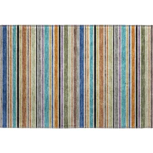 Luxury Washable Indoor/Outdoor Soft Essentials Jewel Rug