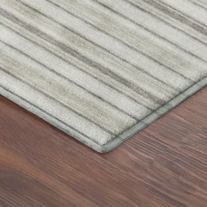 Luxury Washable Indoor/Outdoor Soft Essentials Linen 2\'6\" x 3\'10\" Rug