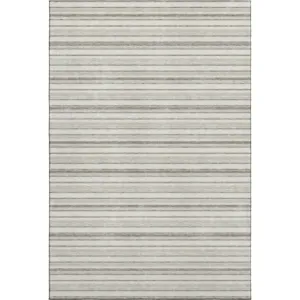 Luxury Washable Indoor/Outdoor Soft Essentials Linen Rug