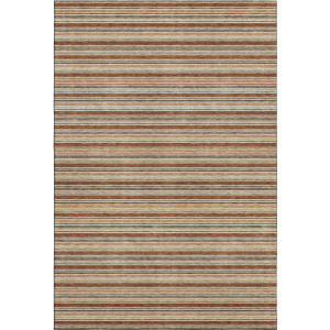 Luxury Washable Indoor/Outdoor Soft Essentials Paprika Rug