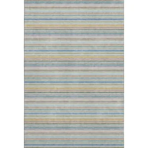 Luxury Washable Indoor/Outdoor Soft Essentials Seaside Rug