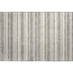 Luxury Washable Indoor/Outdoor Soft Essentials Taupe Rug