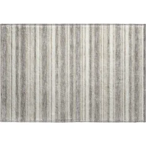Luxury Washable Indoor/Outdoor Soft Essentials Taupe Rug