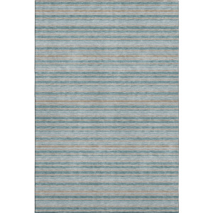 Luxury Washable Indoor/Outdoor Soft Essentials Teal Rug