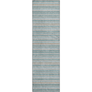 Luxury Washable Indoor/Outdoor Soft Essentials Teal 2'3