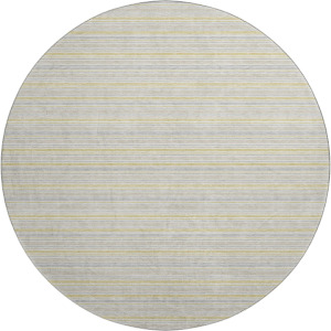 Luxury Washable Indoor/Outdoor Soft Essentials Wheat 8' x 8' Round Rug