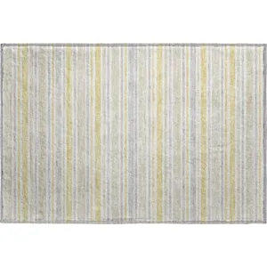 Luxury Washable Indoor/Outdoor Soft Essentials Wheat Rug