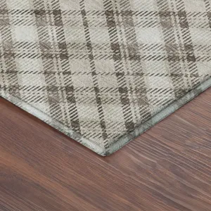Luxury Washable Indoor/Outdoor Soft Essentials Beige 2\'6\" x 3\'10\" Rug
