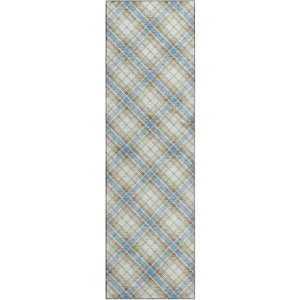 Luxury Washable Indoor/Outdoor Soft Essentials Blue 2'3