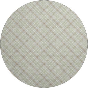 Luxury Washable Indoor/Outdoor Soft Essentials Celery 8' x 8' Round Rug