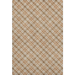 Luxury Washable Indoor/Outdoor Soft Essentials Copper Rug
