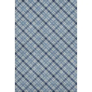 Luxury Washable Indoor/Outdoor Soft Essentials Denim Rug