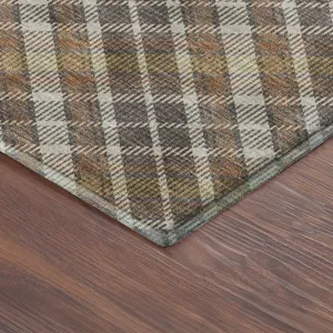 Luxury Washable Indoor/Outdoor Soft Essentials Earth 2\'6\" x 3\'10\" Rug