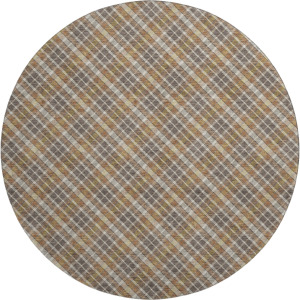 Luxury Washable Indoor/Outdoor Soft Essentials Earth 8' x 8' Round Rug
