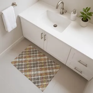 Luxury Washable Indoor/Outdoor Soft Essentials Earth 1\'8\" x 2\'6\" Rug