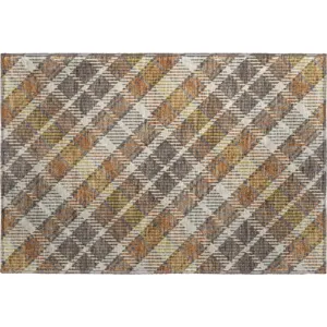 Luxury Washable Indoor/Outdoor Soft Essentials Earth Rug