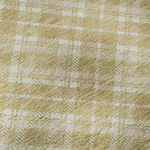 Luxury Washable Indoor/Outdoor Soft Essentials Gold 2\'3\" x 7\'6\" Runner Rug