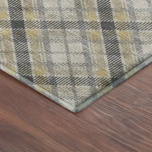 Luxury Washable Indoor/Outdoor Soft Essentials Granite 2\'3\" x 7\'6\" Runner Rug