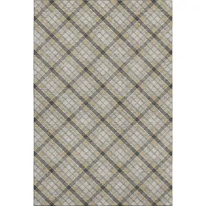 Luxury Washable Indoor/Outdoor Soft Essentials Granite Rug