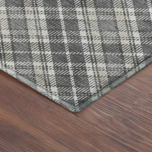 Luxury Washable Indoor/Outdoor Soft Essentials Gray 10\' x 14\' Rug